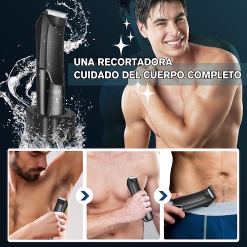 Rasuradora Eléctrica Cortadora Corporal Barba y Bigote