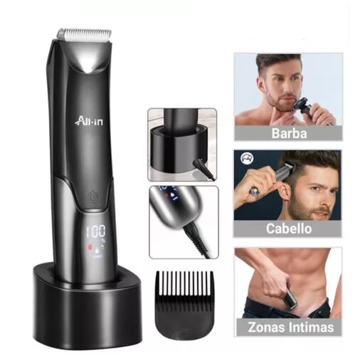 Rasuradora Eléctrica Cortadora Corporal Barba y Bigote