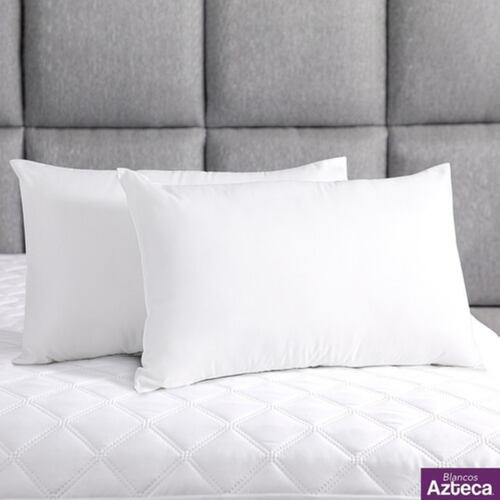 Almohadas 2 Pack Estándar Microfibra blanco