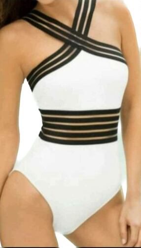 Traje de baño completo con banda elástica para mujer