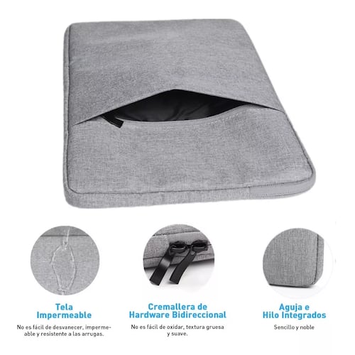 Funda Para Laptop 15.6 Pulgada Gris 