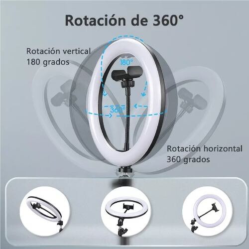 Aro De Luz  Maquillaje Led Con Remoto Tripie Foto Video
