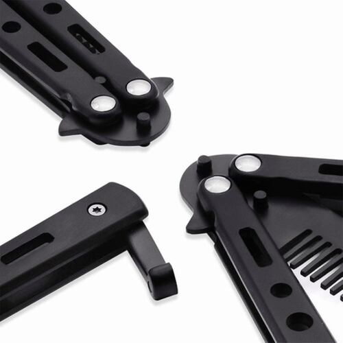 Peine De Entrenamiento Con Cuchillo Mariposa Negro