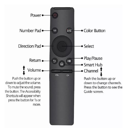 Control Compatible Con Samsung Bn59-01259b Smart Tv Uhd 4k
