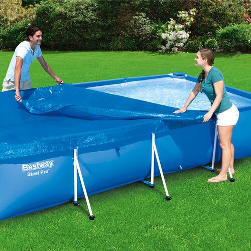Cubierta Para Alberca Rectangular Bestway 400cm Plástico