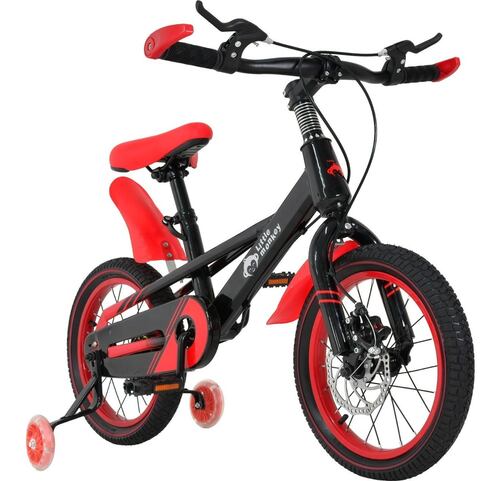 Bicicleta Infantil Niño Roja R16 Llantas Entrenadoras Frenos