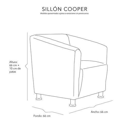 Sillon Dicasa Cooper Rojo