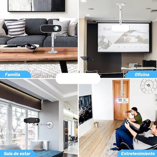 Soporte Proyector Universal 360 ajustable Para Techo