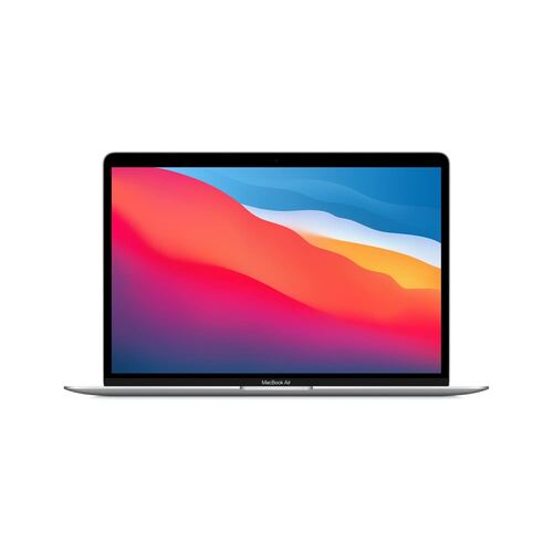 Apple MacBook Air de 13.3'', Apple M1, 8GB RAM, 256GB SSD, macOS Big Sur, Plata.