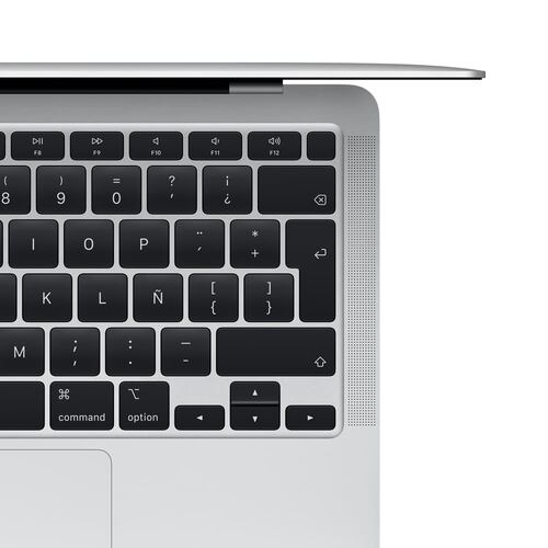 Apple MacBook Air de 13.3'', Apple M1, 8GB RAM, 256GB SSD, macOS Big Sur, Plata.
