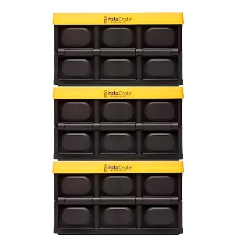 Caja Plegable InstaCrate Greenmade Para Almacenaminto Apilable 45.4l