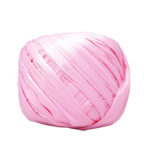 Rafia D/Polipropileno Paquete C/10 Pzs. 100 g Rosa Palido Selanusa