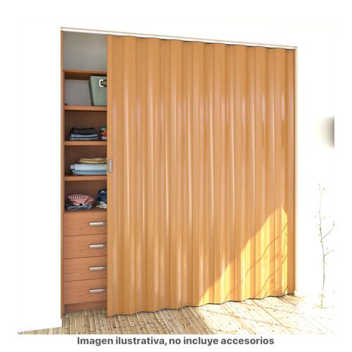 Puertas Plegables Grandes Playcon Color Maple.