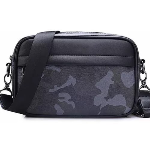 Moda Mariconera Bandolera Cuero Los Hombres Crossbody Bolso.