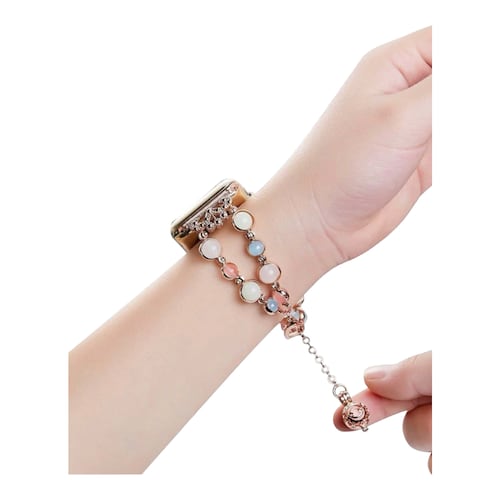 Correa Tipo Pulsera Luminosa Compatible Apple Watch Band 6 5 4 3 banda 40mm a 44mm iwatch band 3 2 1 38mm a 42mm.