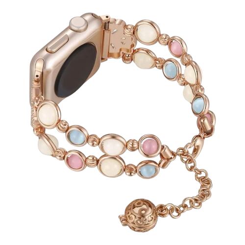Correa Tipo Pulsera Luminosa Compatible Apple Watch Band 6 5 4 3 banda 40mm a 44mm iwatch band 3 2 1 38mm a 42mm.
