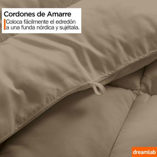 Edredón Acolchado Relleno de Microfibras, Matrimonial Arena
