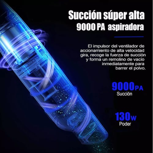 Aspiradora Inalambrica Aspirador Mano Portátil 9000pa,130w