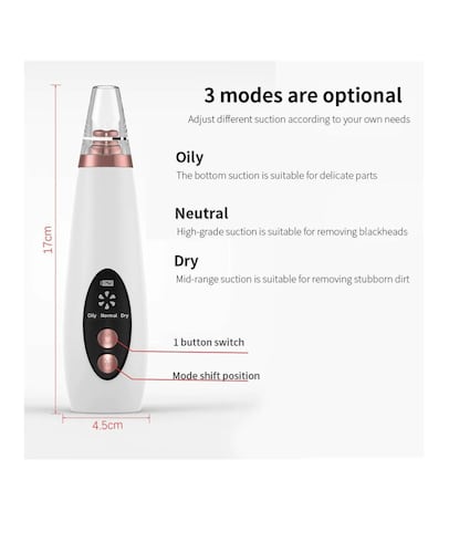 Limpiador de Poros  Facial Extractor Puntos Negros