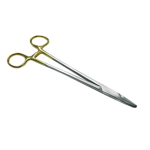 Pinza Porta Agujas Mayo Hegar 20 Cm Dorado Hergom Premium