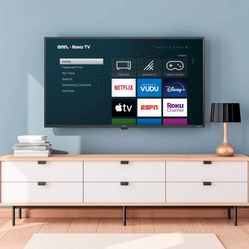 Television onn Smart TV 50 Pulgadas 4k Roku Integrado 3840 x 2160 Pixeles Negro