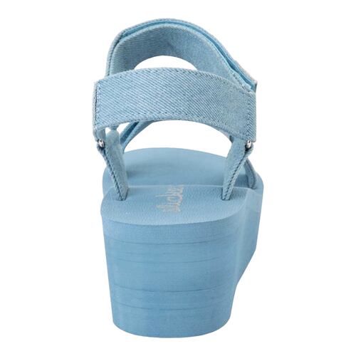 Sandalia Plataforma De Playa Slickers Suela Goma Eva Talla 26.