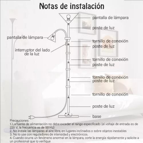 Lampara De Piso Moderna Minimalista Interiorlectura