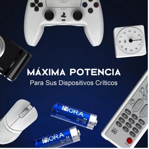 Paquete De 40 Pilas Con Estuches Baterias Alcalinas Aa.