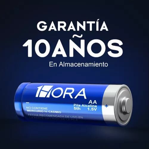 Paquete De 40 Pilas Con Estuches Baterias Alcalinas Aa.