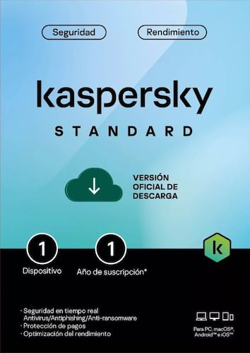 ESD Kaspersky Standard 1 Disp 1 año