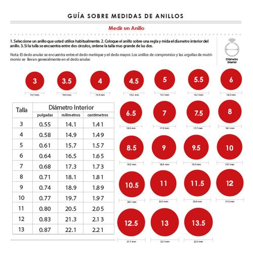 Anillo de compromiso en Oro Amarillo de 10K Amelie Joyas