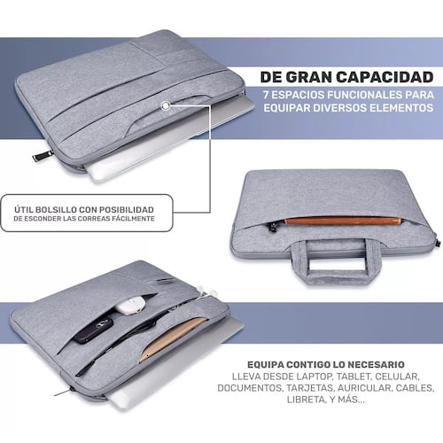 Maletín Portafolio Laptop 15.6 Pulgadas iPad .