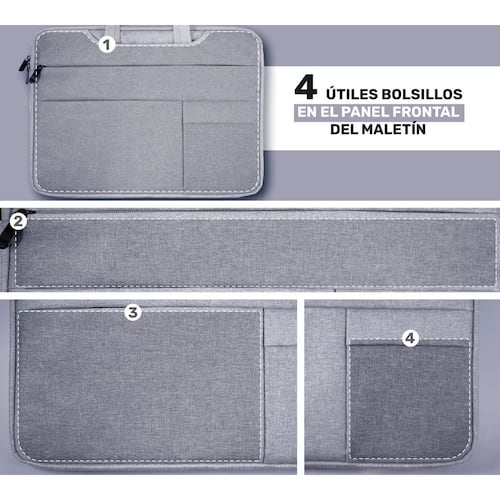 Maletín Portafolio Laptop 15.6 Pulgadas iPad .
