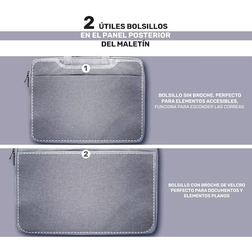Maletín Portafolio Laptop 15.6 Pulgadas iPad .