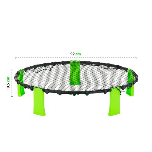 Red de Juego de Pelotas 36 Pulgadas Juego de Red Redonda con 3 Pelotas + Bolsa de Transporte para Jugar en Interiores y Exteriores.