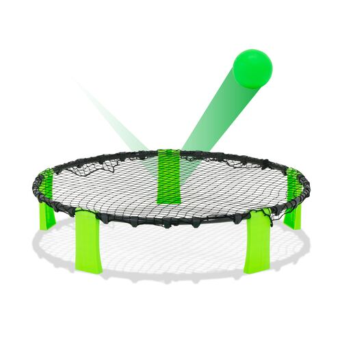 Red de Juego de Pelotas 36 Pulgadas Juego de Red Redonda con 3 Pelotas + Bolsa de Transporte para Jugar en Interiores y Exteriores.