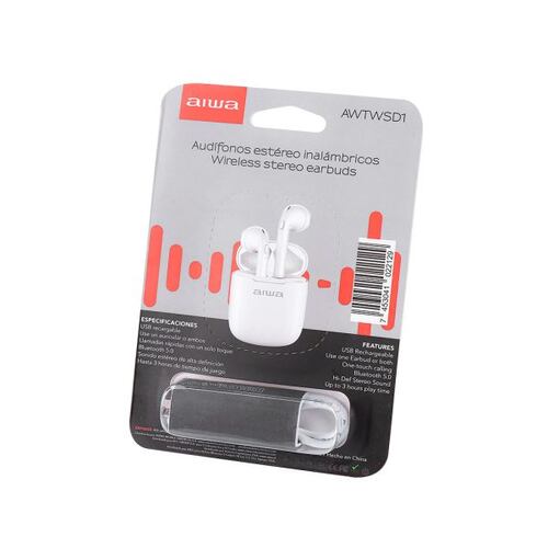 Audifonos Inalambricos Bluetooth  Aiwa AWTWSD1