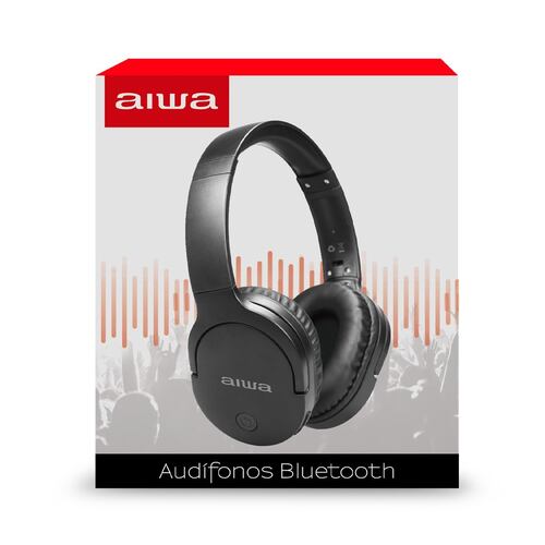 Audífonos Bluetooth Stereo Inalámbricos Aiwa | AW K11V Negro