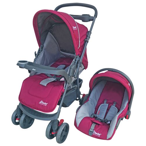 Carriola D`Bebe Travel System Star Baby Rosa.