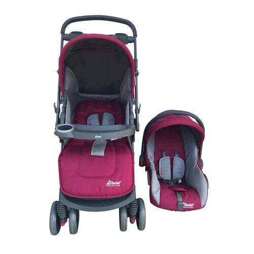 Carriola D`Bebe Travel System Star Baby Rosa.