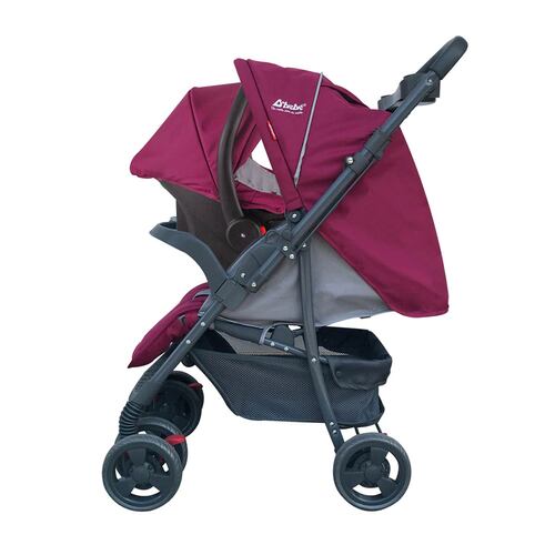 Carriola D`Bebe Travel System Star Baby Rosa.