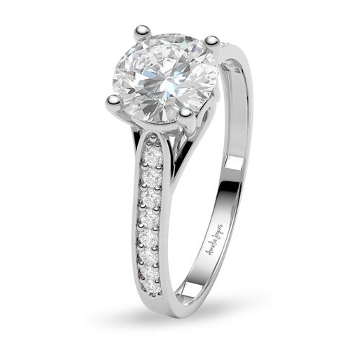 Anillo de compromiso en Oro Blanco de 10K Amelie Joyas