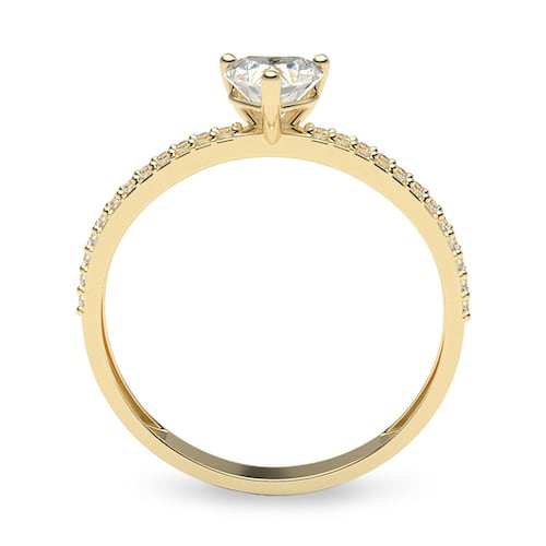Anillo de compromiso en Oro Amarillo de 10K Amelie Joyas