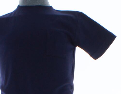 Playera Niño Algodón Azul Marino T shirt 3411 1 a 18 Años.
