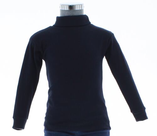 Playera Niño Cuello de Tortuga Azul Marino 3417 2 a 16 Años