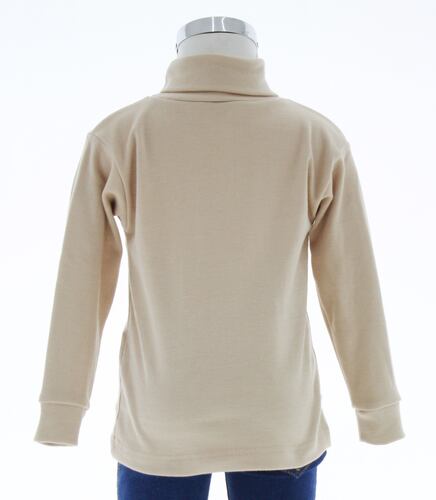 Playera Niño Cuello de Tortuga Color Beige 3423 2 a 16 Años.