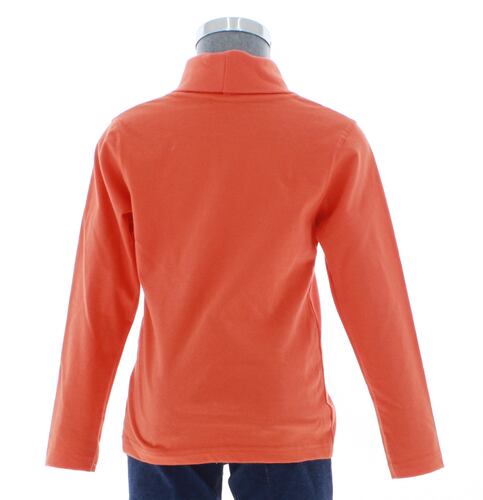 Playera Niño Naranja Cuello de Tortuga 3437 2 a 16 Años