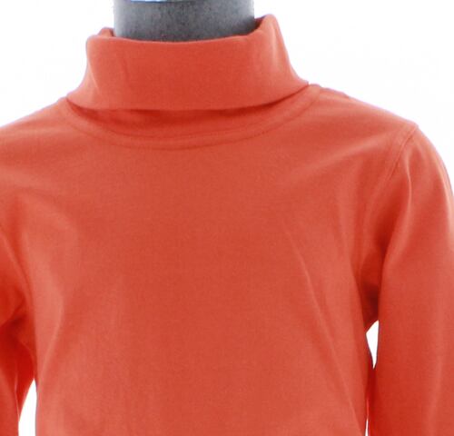 Playera Niño Naranja Cuello de Tortuga 3437 2 a 16 Años