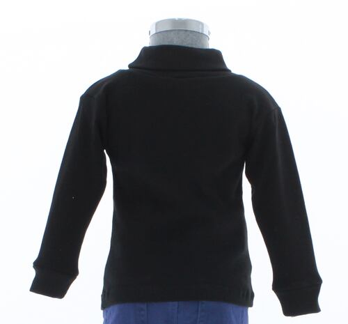 Playera Niño / Niña Color Negro Cuello de Tortuga 3445 2 a 16 Años.