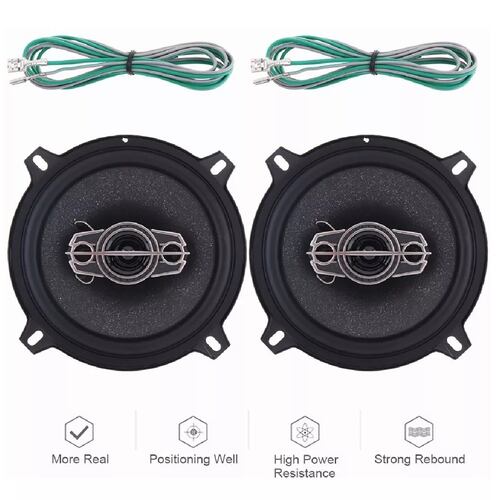  Bocinas 4in Coaxial Para Carro Auto 4 Vías Car Audio